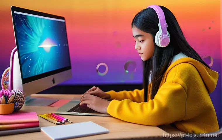 LOL 서프라이즈로 만든 팬 무비와 팬 애니메이션 - **Prompt 1: The Spark of Creation**
    "A vibrant, imaginative scene depicting a teenage fan, fully...