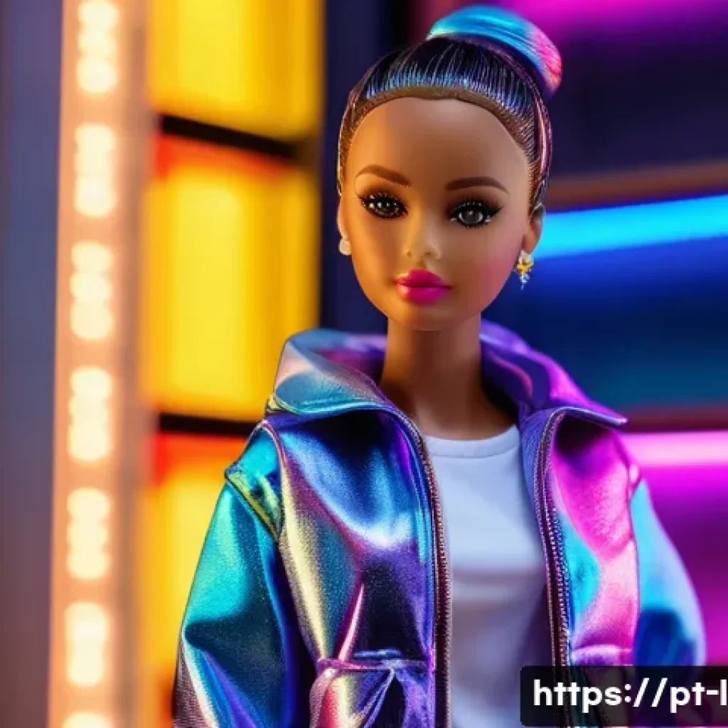 LOL 서프라이즈와 연결된 캐릭터 인형 시리즈 - A vibrant fashion doll from the "Glow-Up" series, styled with trendy urban clothing that glows softl...