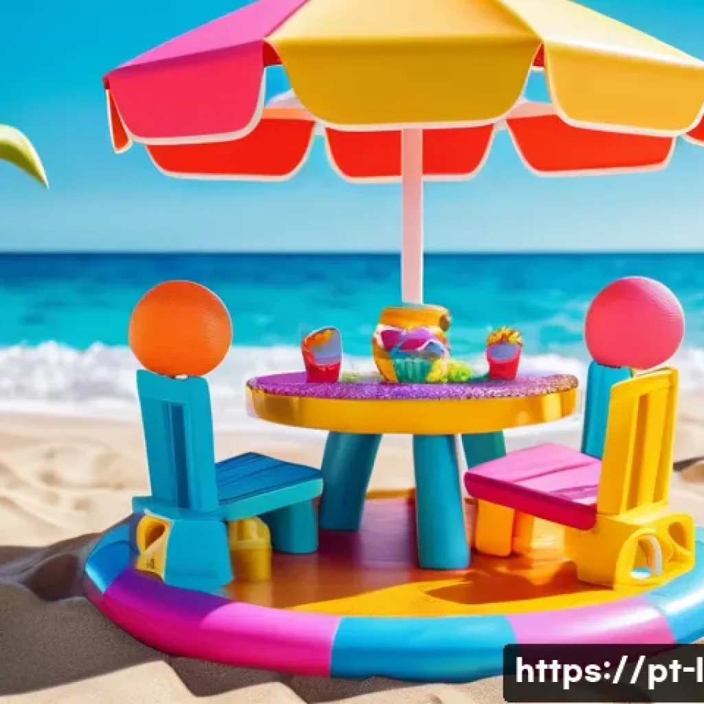 LOL 서프라이즈 플레이 세트 비교 - A vibrant and colorful LOL Surprise Play Set scene featuring the "Bubbly Beach" model designed for y...