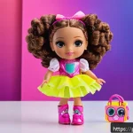 Home 21 LOL 서프라이즈의 디자인 변화와 소비자 반응 - A vibrant and modern LOL Surprise doll standing confidently, featuring stylized proportions with a s...